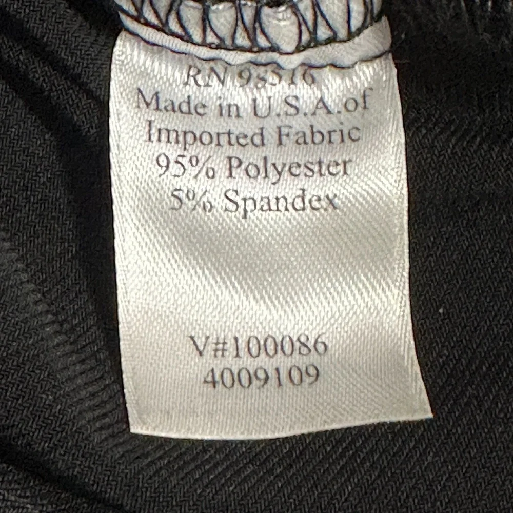 Coldwater Creek Womens Dress 10 Black Pull Over Sleeveless Front Twist made USA‎